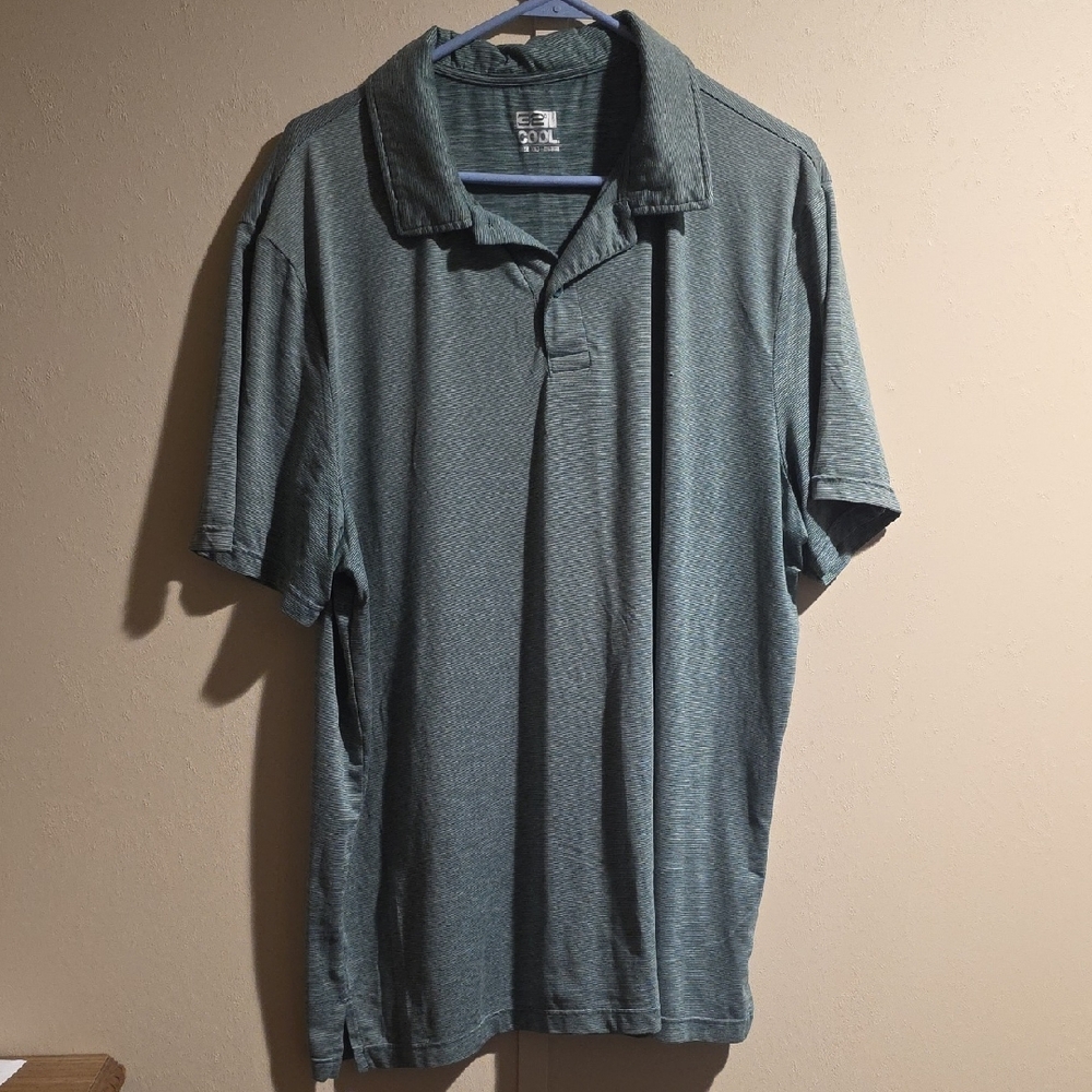 32 Cool Men's Teal Polo Shirt XXL